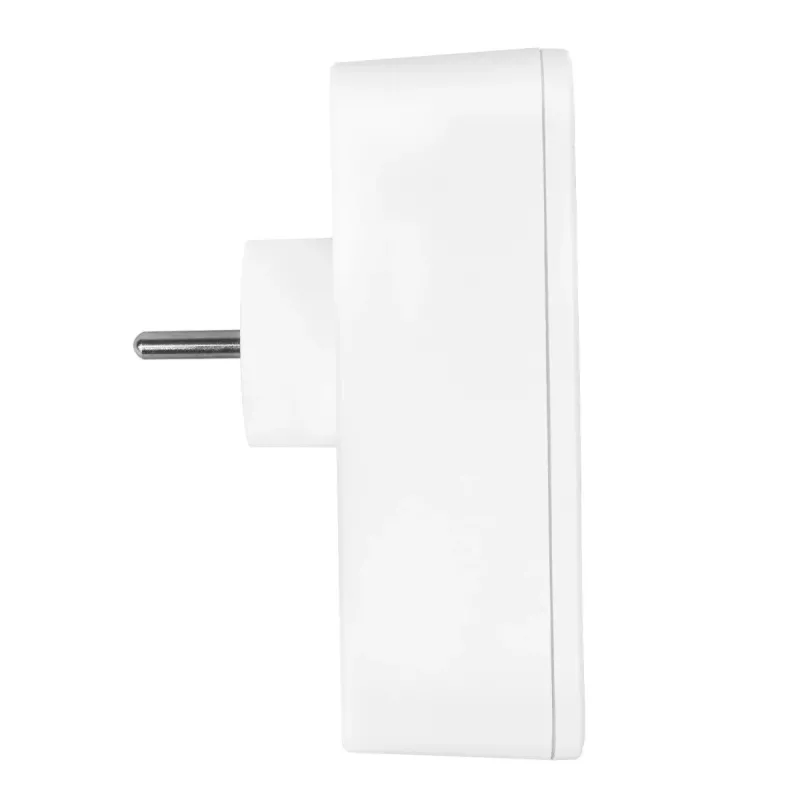 Πολύπριζο MACLEAN MCE248 F/W — 3 πρίζες AC (1×16A, 2×6A) + 4×USB (2×A, 2×C PD 20W), βύσμα EU, λευκό