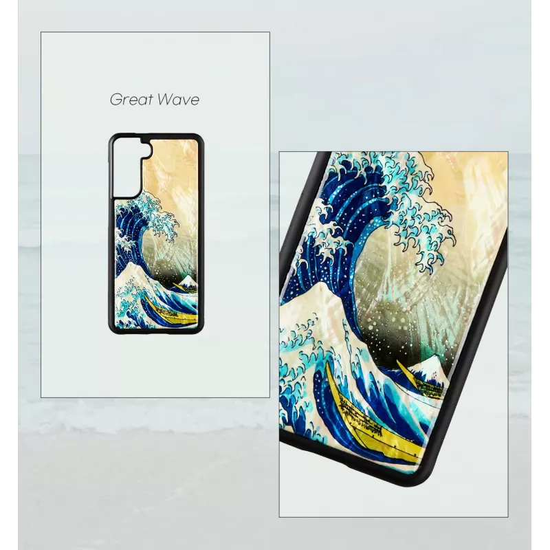 Θήκη iKins για Samsung Galaxy S21 Great Wave off
