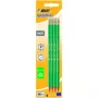 Μολύβια BIC EVOLUTION Original με γόμα, HB, συσκευασία 4 τεμ. 049012