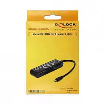 Αναγνώστης καρτών DeLOCK 91732 USB 2.0 μαύρο