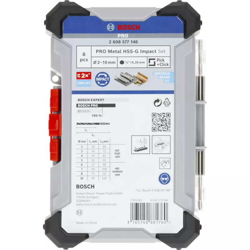Σετ τρυπανιών Twist Drill Bit Bosch 2608577146
