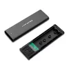 Θήκη SSD QOLTEC 50312 μαύρη για δίσκο M.2 SATA / NVMe, USB Type-C