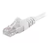 Wentronic Goobay CAT 5e Patch καλώδιο, U/UTP, Λευκό, 0,25 m - CCA μείγμα χαλκού (68614)