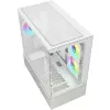 Sharkoon MK7 ARGB Κουτί mATX 2xGlas λευκό