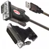 UNITEK Y-105A σειριακό καλώδιο μαύρο 1,5 m USB Type-A DB-9