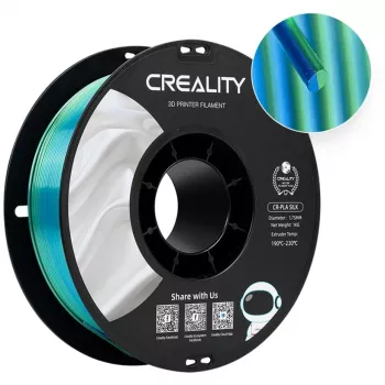 Filament Creality SILK ΜΠΛΕ-ΠΡΑΣΙΝΟ 1,75 mm 1 kg Μασούρι για 3D εκτύπωση