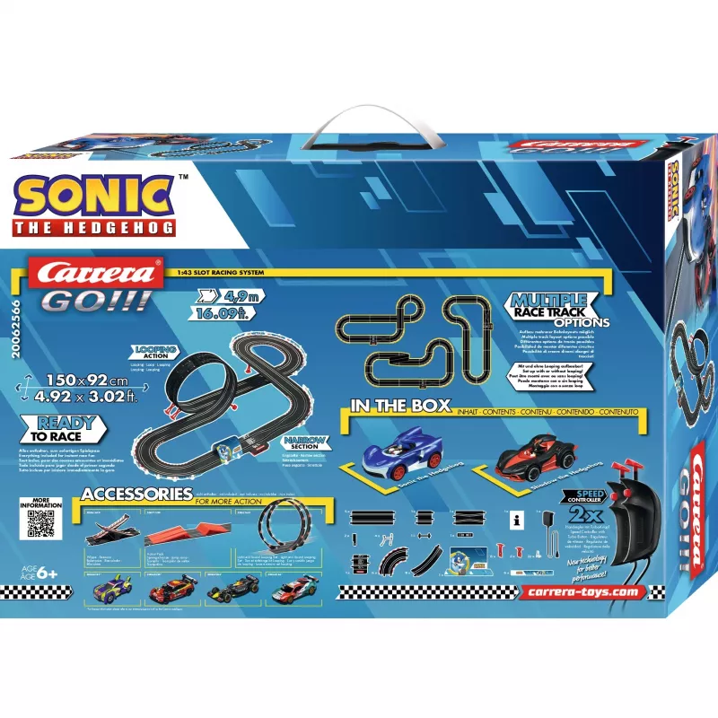 CARRERA GO Sonic πίστα αγώνων 4,9 m 20062566