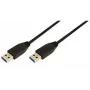 Logilink - Καλώδιο USB - 9 ακίδων USB Type-A (M) - 9 ακίδων USB Type-A (M) - 3 m (USB / USB 2.0 / USB 3.0) - Χυτό - Μαύρο (CU0040)