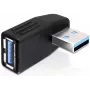 Αντάπτορας USB 3.0 M/F Delock 65342 μαύρο