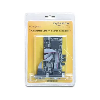 Κάρτα PCI Express DeLOCK 89177 4 x σειριακή 1 x παράλληλη