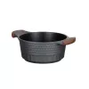 Σκεύη κουζίνας Resto Kitchenware Capella 2,6 L στρογγυλό μαύρο ξύλο