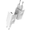 Φορτιστής Baseus Quick Charger CCALL-BX02, 24 W max, USB Fast Charge 3.0, Λευκό, 100–240 V