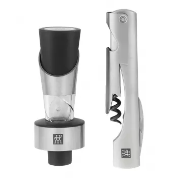ZWILLING Sommelier Σετ εργαλείων κρασιού — ορθογώνια θήκη 100×190×42 mm, 2 τεμ.