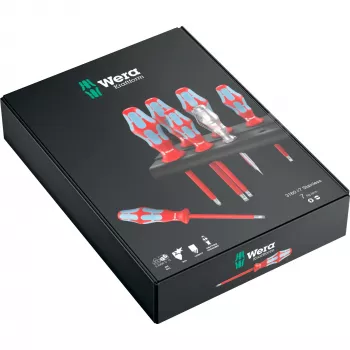Wera 3160 i/7 Rack 05022728001 Σετ κατσαβιδιών VDE 7τμχ.Μύτη Ίσια/Σταυρωτή-PH (05022728001)