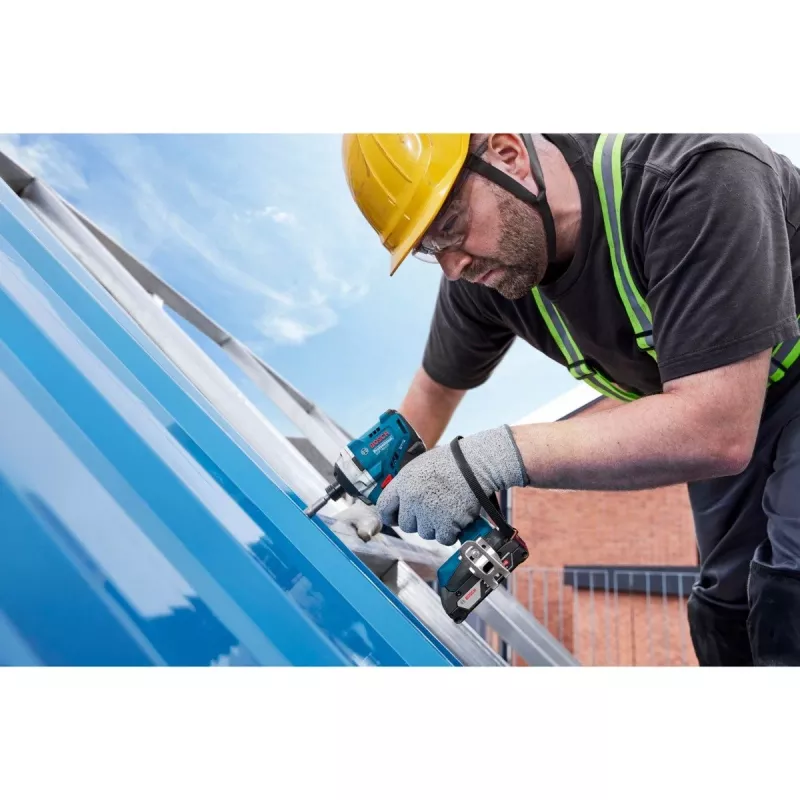 Κρουστικό κατσαβίδι μπαταρίας Bosch GDR 18V-215 με 2x 4,0Ah μπαταρίες