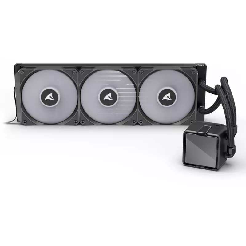 All-in-One Υδρόψυξη CPU Sharkoon S100 ARGB – Ψυγείο 360 mm, μαύρο