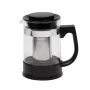 Resto Kitchenware 90512 τσαγιέρα ατομική τσαγιέρα 950 ml Μαύρο, Διαφανές