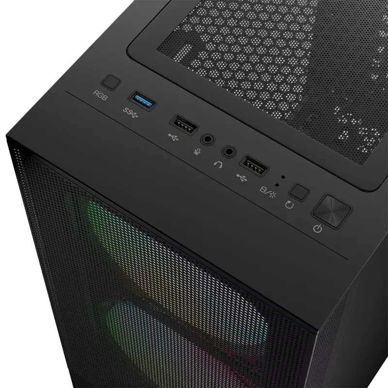 Logic ARYA ARGB MINIDI Κουτί USB 3.0 Μαύρο