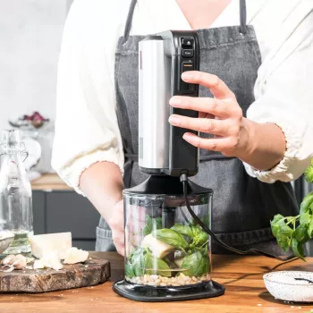 Κουζινομηχανή Gastroback Design Handmixer Pro μαύρο ασημί