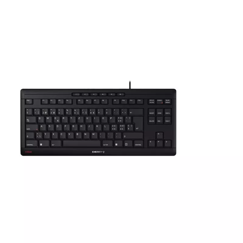 CHERRY STREAM TKL πληκτρολόγιο Universal USB QWERTZ ελβετικό μαύρο