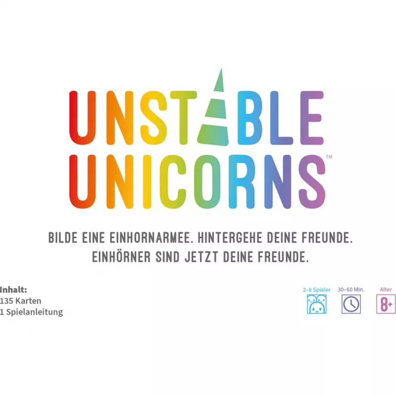 Unstable Unicorns, παιχνίδι με κάρτες