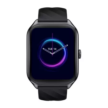 Smartwatch Zeblaze GTS 4 — 1,94 ίντσες (4,93 cm) AMOLED, 466×466 px, οθόνη αφής, Wi‑Fi, λουρί σιλικόνης, μαύρο