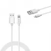 Savio Cl-193 Καλώδιο USB USB 2.0 2 m USB A USB C/Lightning Λευκό