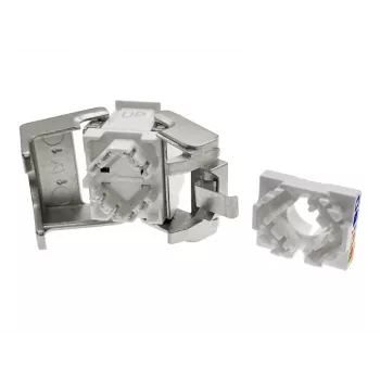 Keystone-Modul Alantec MB005-1 Επίπεδο Ανοξείδωτο ατσάλι RJ-45, Υποδοχή θηλυκή, Cat6a, AWG 22/24