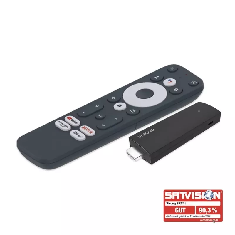 Strong SRT 41 Smart TV Dongle HDMI 4K Ultra HD Android Μαύρο