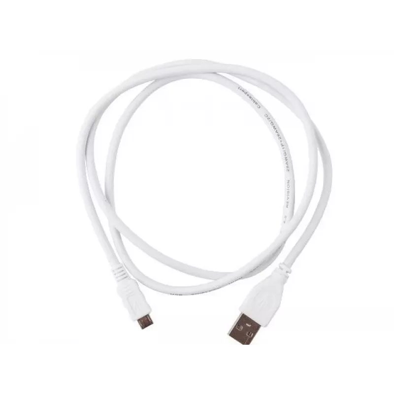 Gembird Cablexpert – Καλώδιο USB – Micro-USB Type-B (Α) σε USB (Α) – 1 m – χυτό – Λευκό (CCP-MUSB2-AMBM-W-1M)