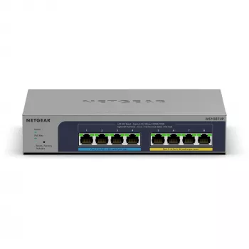 NETGEAR MS108TUP Unmanaged L2 2.5G Ethernet (100/1000/2500) Power over Ethernet (PoE) Γκρι