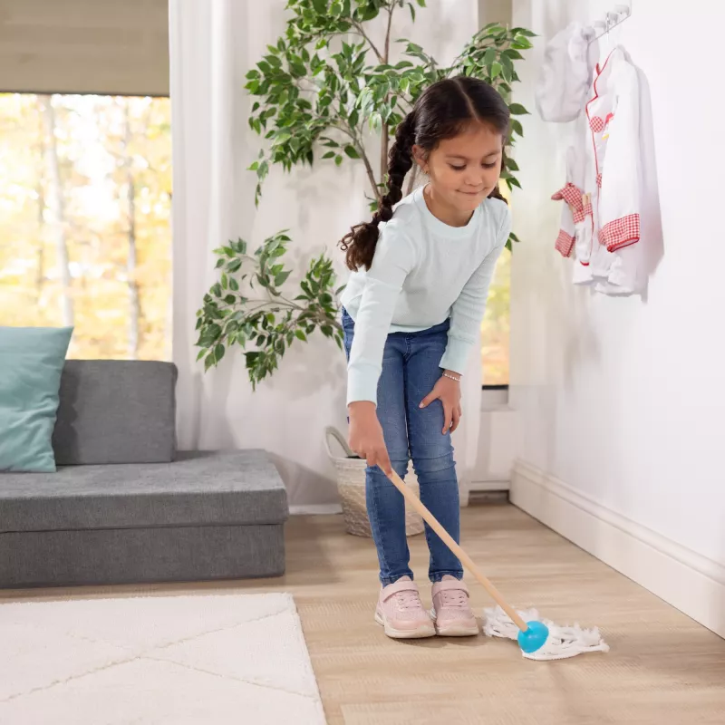 Melissa & Doug σετ σκούπας παιχνιδιού κουζίνας