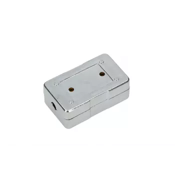 Πρίζα σύνδεσης Extralink CAT6 STP, Σύνδεσμος διέλευσης, Ασημί
