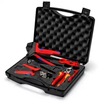 Knipex 97 91 04 V02 Φωτοβολταϊκή βαλίτσα εργαλείων για συνδετήρες MC4