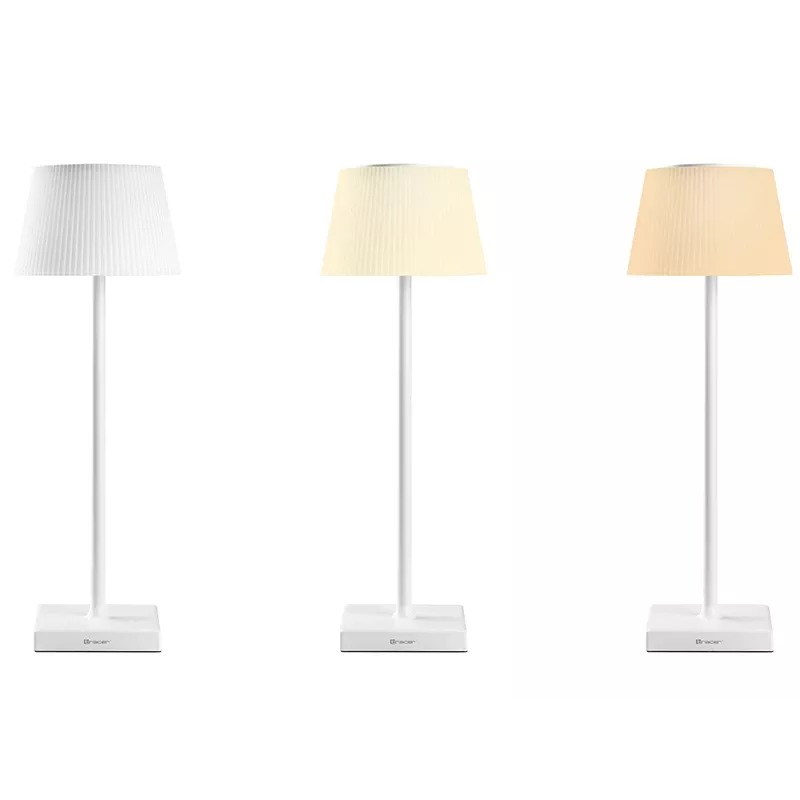Επιτραπέζιο φωτιστικό TRACER Pluto λευκό TRAOSW47233 LED dimmable, λευκή έκδοση