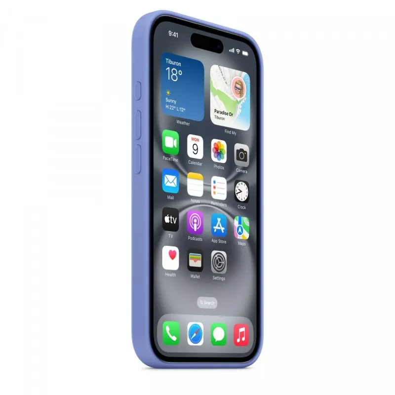 iPhone 16 Θήκη σιλικόνης με MagSafe - Periwinkle