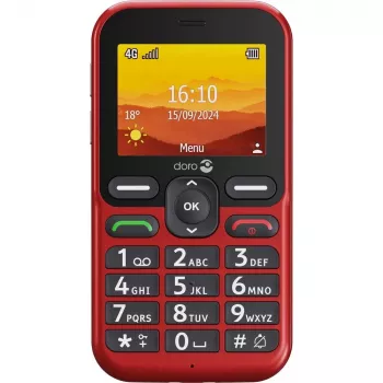 Doro Leva L10 4G, τηλέφωνο με μεγάλα πλήκτρα, κόκκινο (380571)