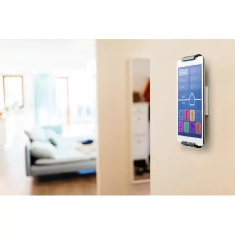DURABLE TABLET HOLDER WALL - Βάση τοίχου για tablet - Αλουμίνιο, ABS-πλαστικό - Ασημί (7-13) (893323)
