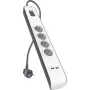 Πολύπριζο Belkin 525J με 4 πρίζες Schuko και 2 θύρες USB-A, καλώδιο 2 m