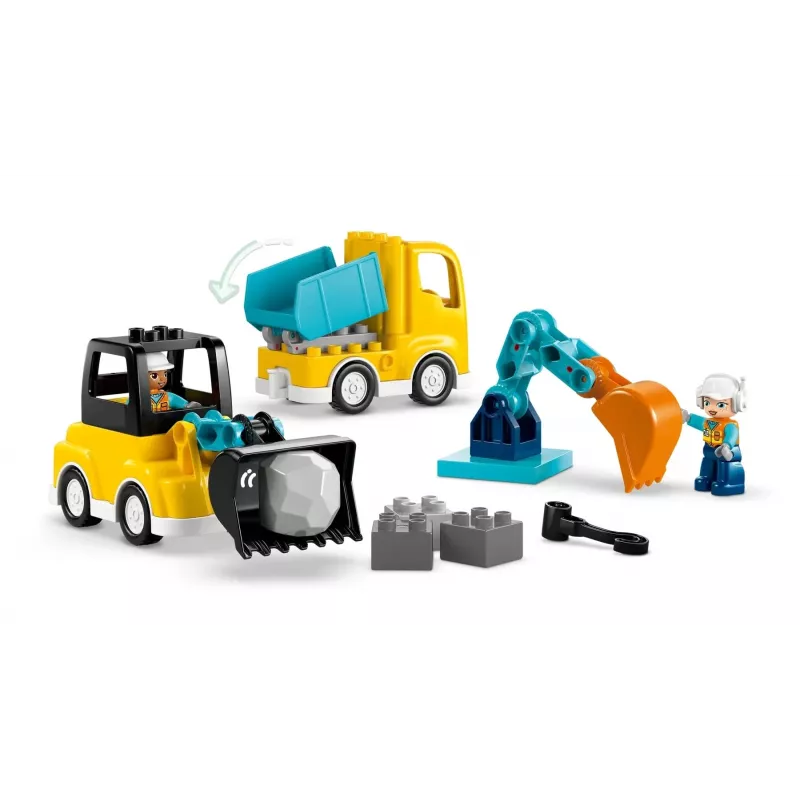 LEGO DUPLO 10475 3-in-1 Οχήματα Εργοταξίου