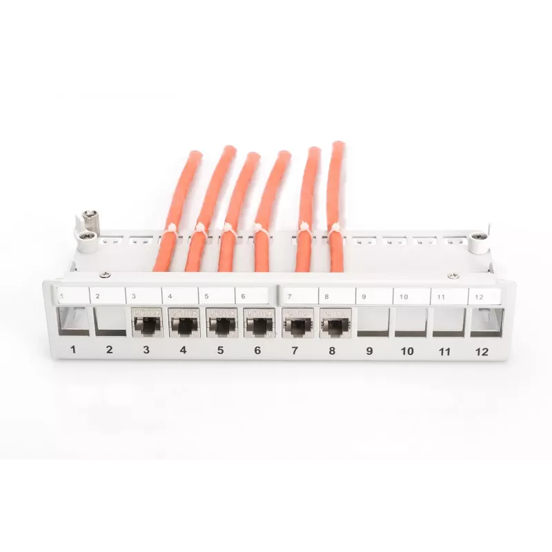 Επιτραπέζιο αρθρωτό patch panel Digitus DN-93706 12 θυρών