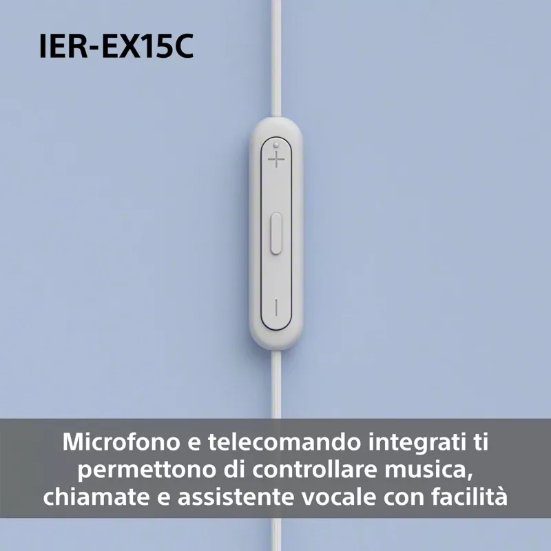 Sony IER-EX15C Headset Ενσύρματα In-Ear Κλήσεις/Μουσική USB Type-C μαύρο