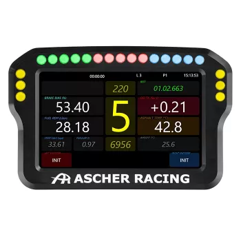 Ταμπλό τιμονιού Ascher Racing 4 ίντσες μοντέλο 76080028 για εξοπλισμό simracing