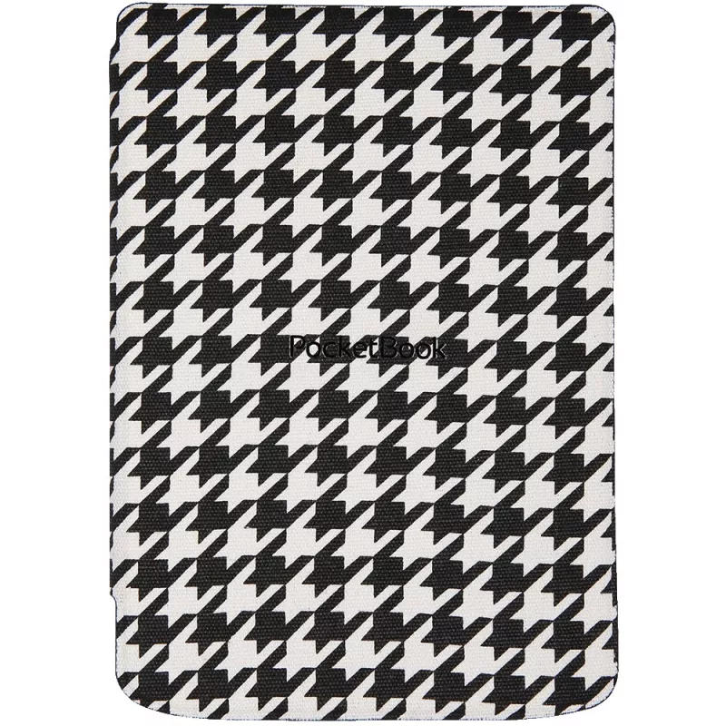 Θήκη folio για e-book reader 6 ιντσών PocketBook Shell — μαύρη/λευκή, 112 × 160 × 12,5 mm
