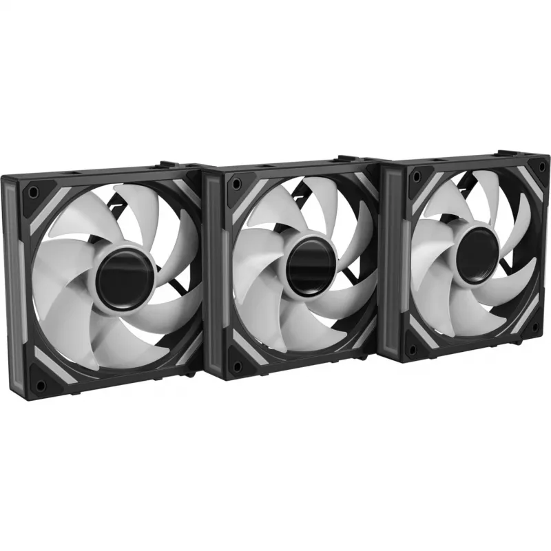 Alpenföhn 84000000228 Wing Boost 4 PWM RGB ανεμιστήρες case, 120 mm, 500–1800 rpm, 3 τεμ., μαύροι