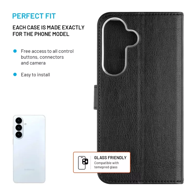 FIXED Opus για Samsung Galaxy S26+, μαύρο | Σταθερό κάλυμμα πλάτης