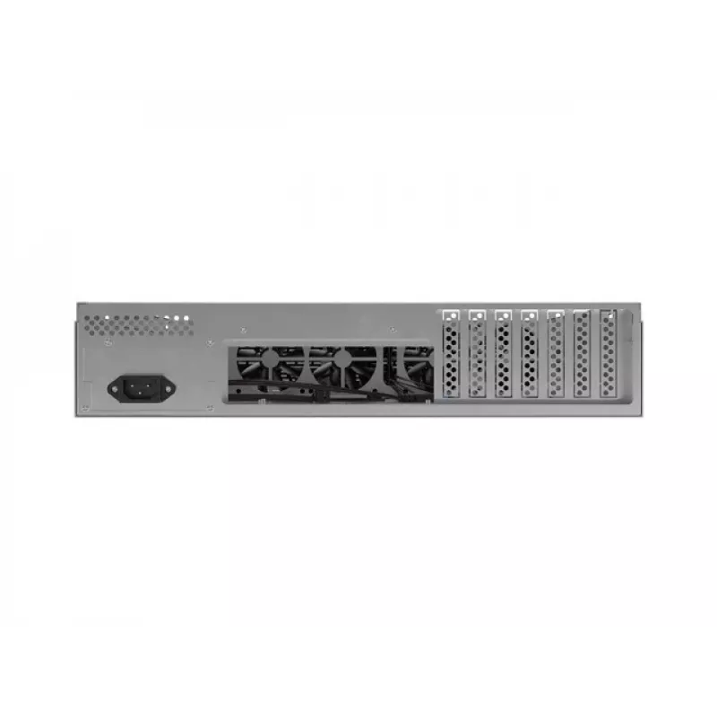 Κουτί rack Lanberg SC01-6502-12B 2U Μαύρο 7 ανεμιστήρες
