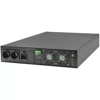 Qoltec UPS AWARYJNY DO RACK 3KVA 3000W συντελεστής ισχύος 1.0 LCD EPO USB on-LINE (3VA, 3000W, UPS διπλής μετατροπής Online), UPS
