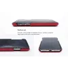 Θήκη πλάτης με υποδοχή καρτών VixFox για iPhone XSMAX ruby red – προστατευτική θήκη με ενσωματωμένη θήκη καρτών