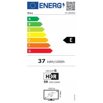 Sharp | 40HF3265E | 40 ιντσών | Smart TV | Google TV